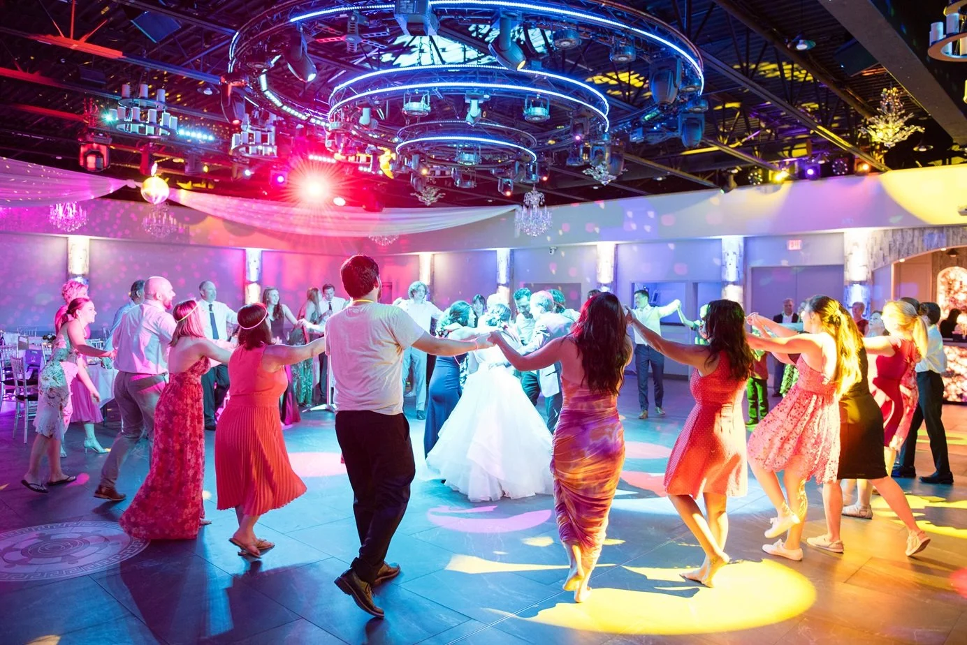 Royal Cliff dance floor and reception lighting